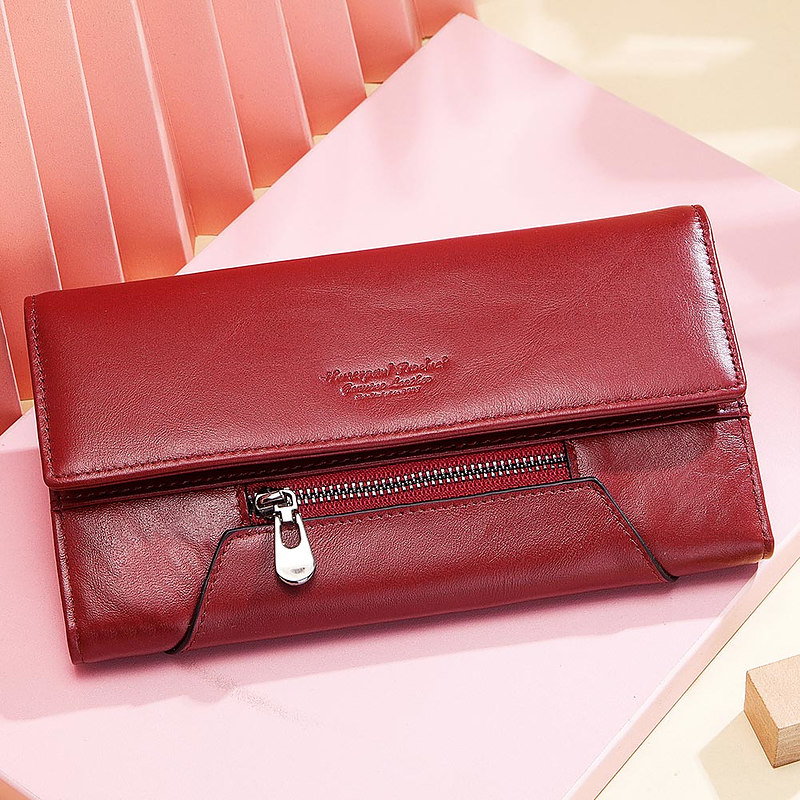WW | Women's Leather Wallet Coin Purse RFID Anti-Theft Card Holder
