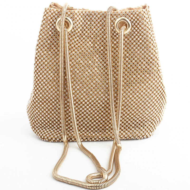 WW | Schultertasche - Schwarz, Silber Gold - Luxus und Vielseitige Ausstrahlung