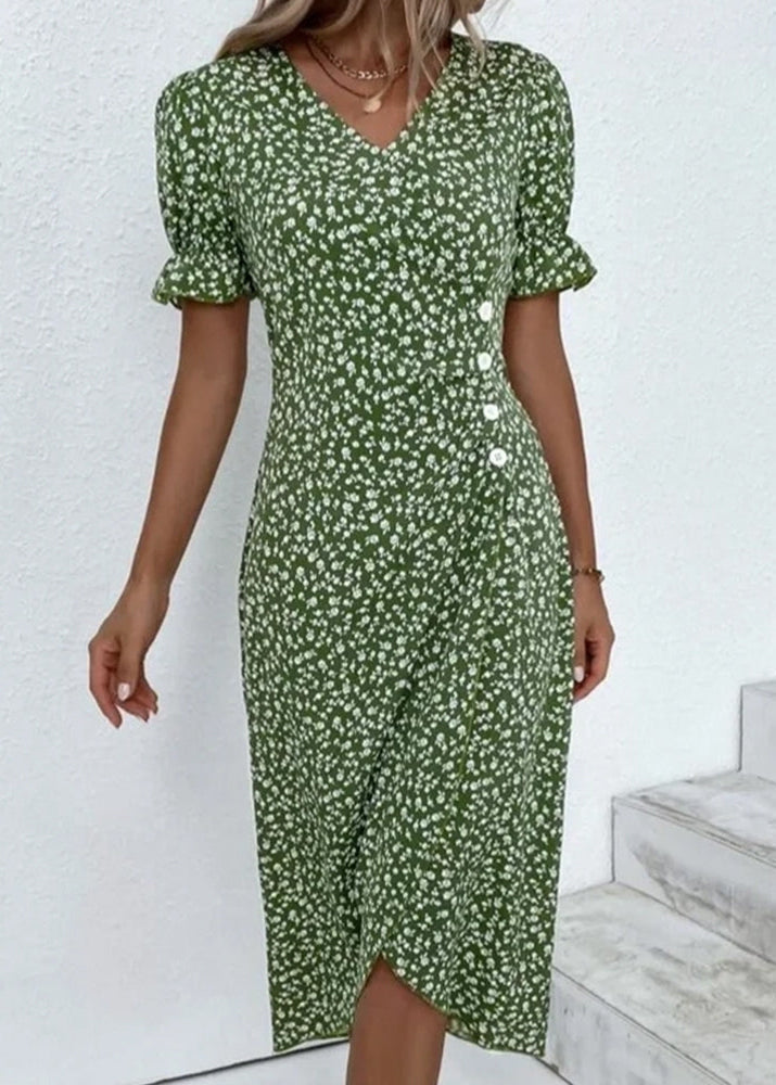 Sophie – Elegantes und bequemes Blumenkleid