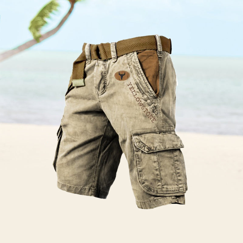 WW | Cargoking: Men's Multi-Pocket Cargo Shorts