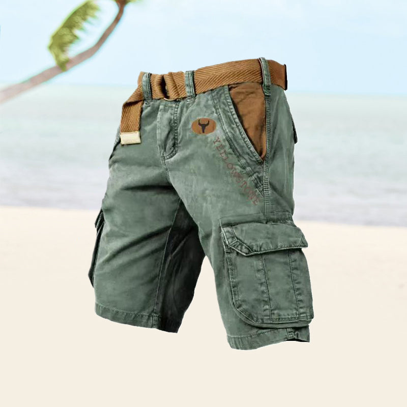 WW | Cargoking: Men's Multi-Pocket Cargo Shorts
