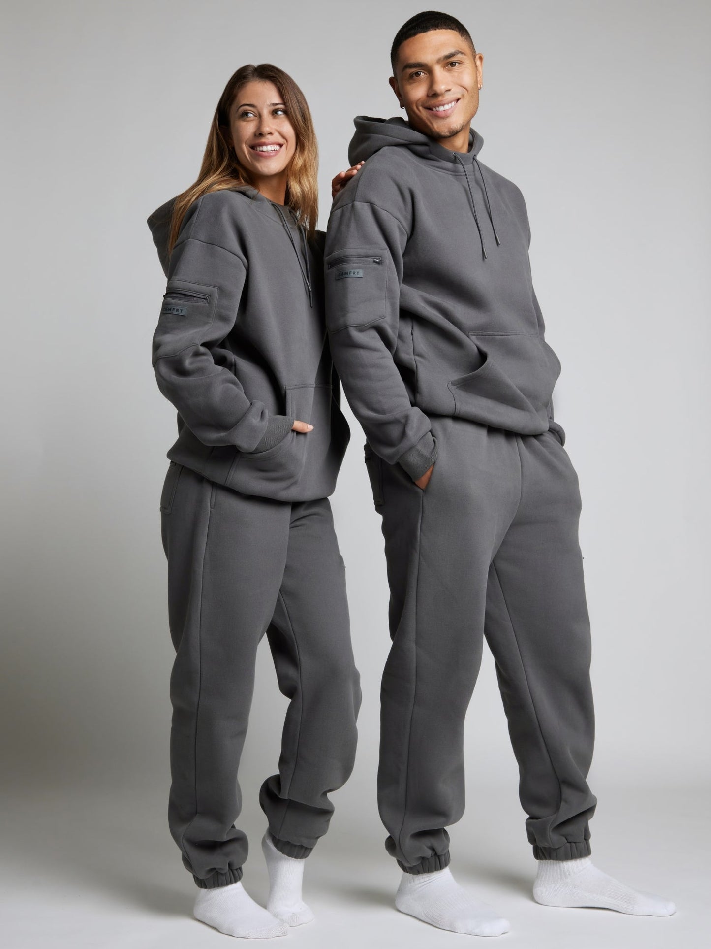 WW | Cozy travel hoodie with airplane mode graphic