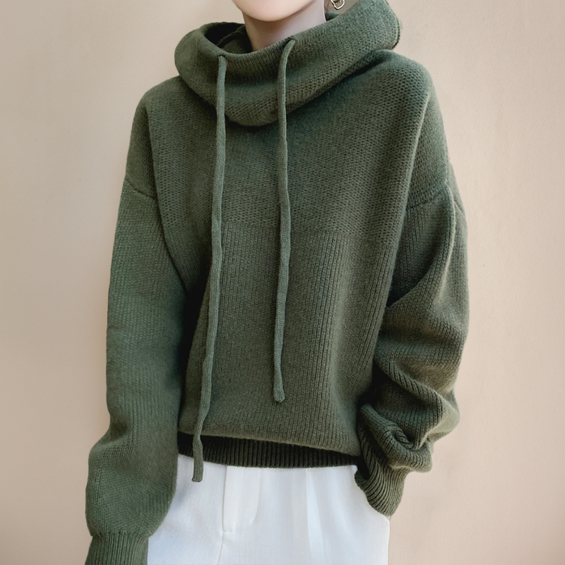 WW | Kuscheliger Strick-Kapuzenpullover für lässigen Komfort