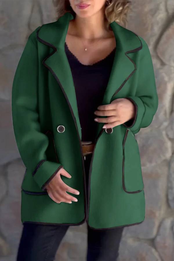 WW | Suit Collar Double-Sided Wool Jacket