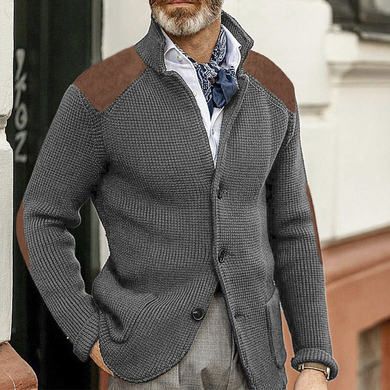WW | Strickjacke mit Stehkragen