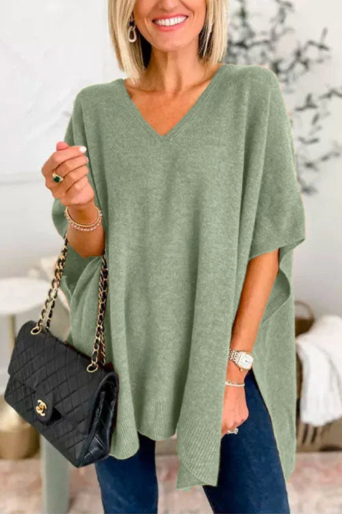 WW | Vielseitiger Pullover im Poncho-Stil