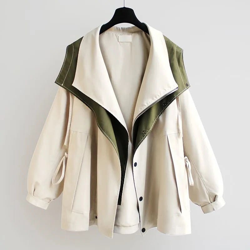 WW | Tone Kontrastjacke - Leichter Stoff - Lässige Passform - Moderner Freizeitstil