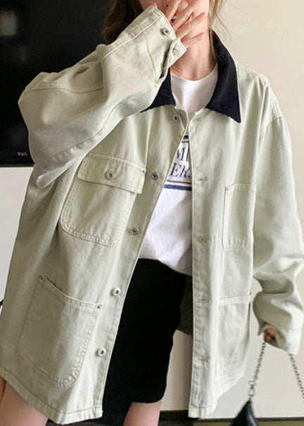 WW | Ease - Übergröße Button-Up Utility-Jacke