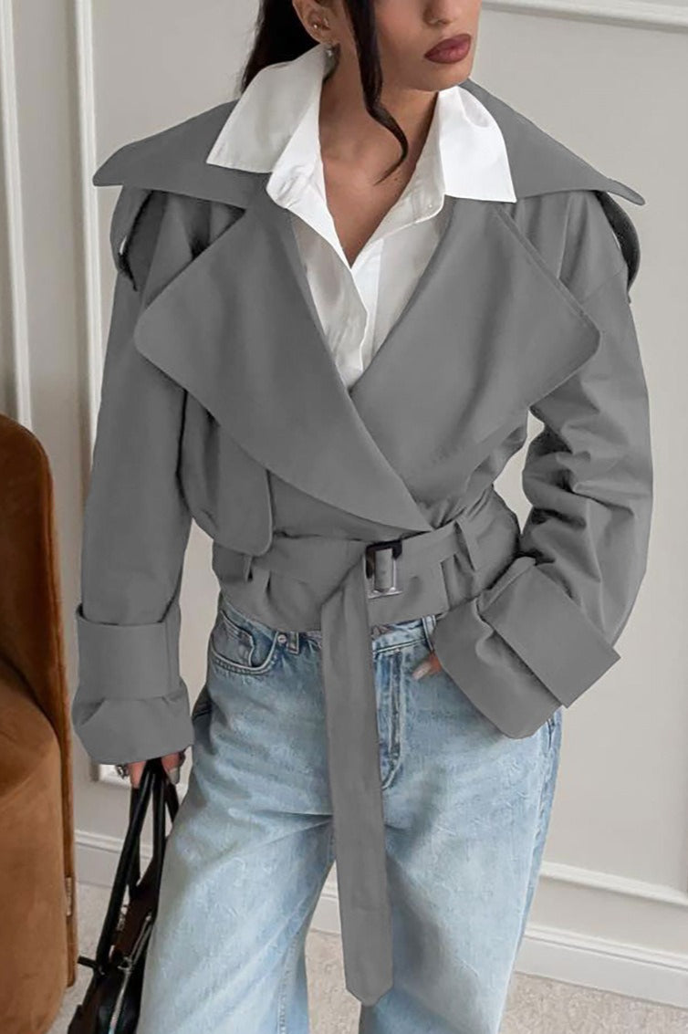 WW | Collar Long Sleeve Jacket