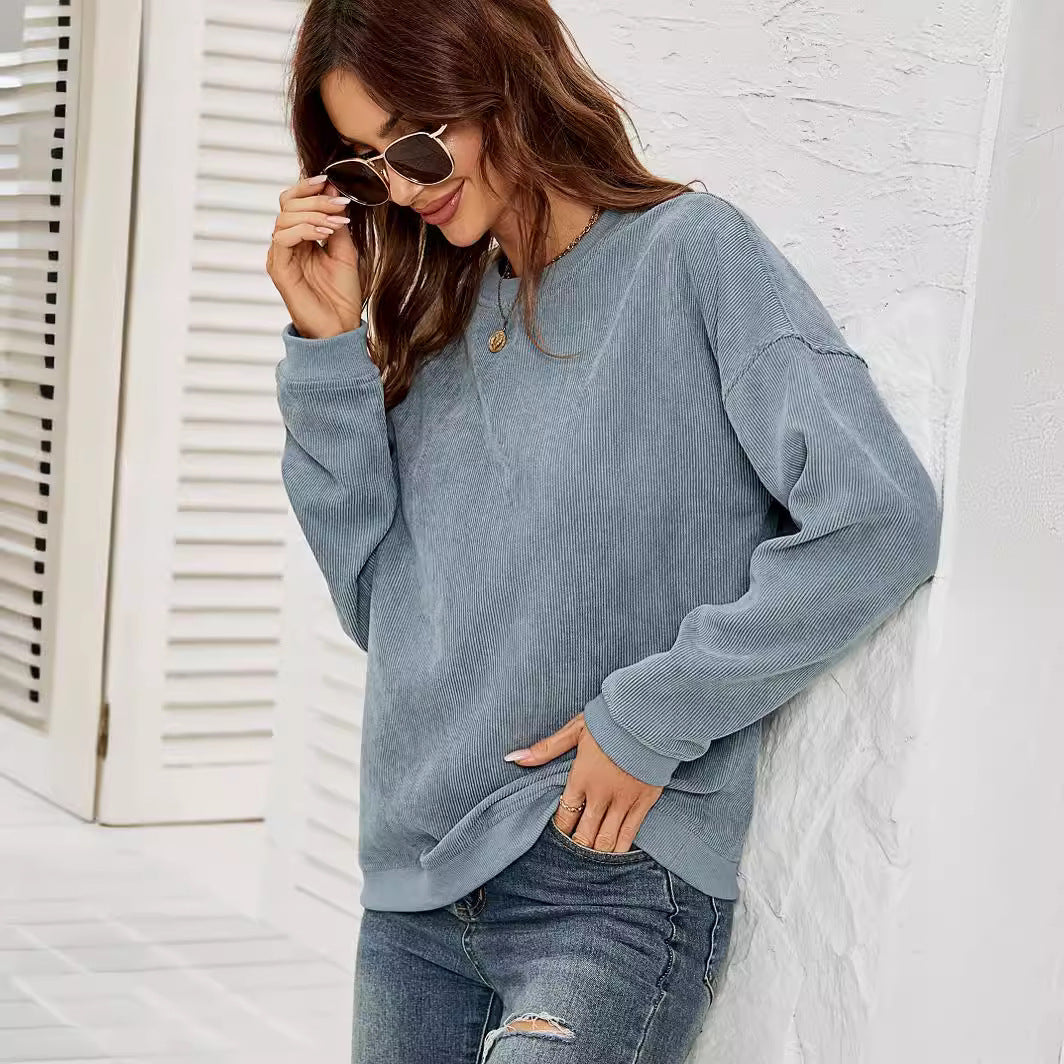 WW | Corduroy Pullover Sweatshirt for Women