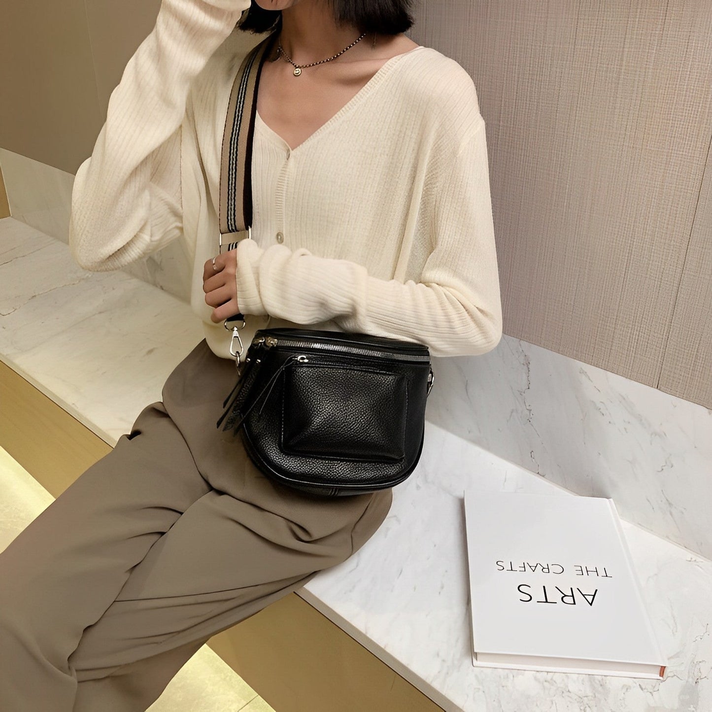 WW Shoulder Bag | Retro Shoulder Strap Women's Bag