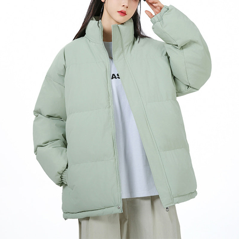 WW | Unisex Oversize Winter Jacket with Stand-Up Collar