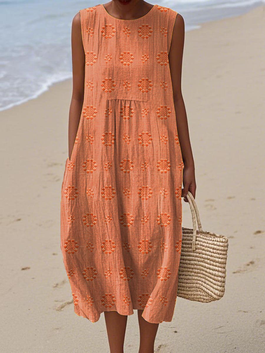 VanDeZaar® | Sleeveless Dress with Pockets