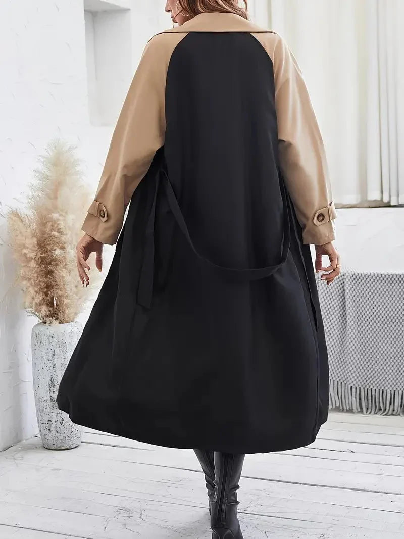 WW | Trenchcoat - Doppelreihiges Design - Eleganter Gürtelschnitt - Aussagekräftige Oberbekleidung