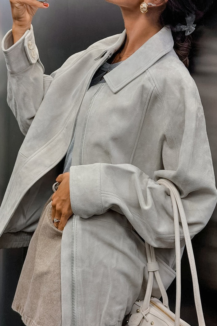 WW | Vintage Gray Long Sleeve Jacket
