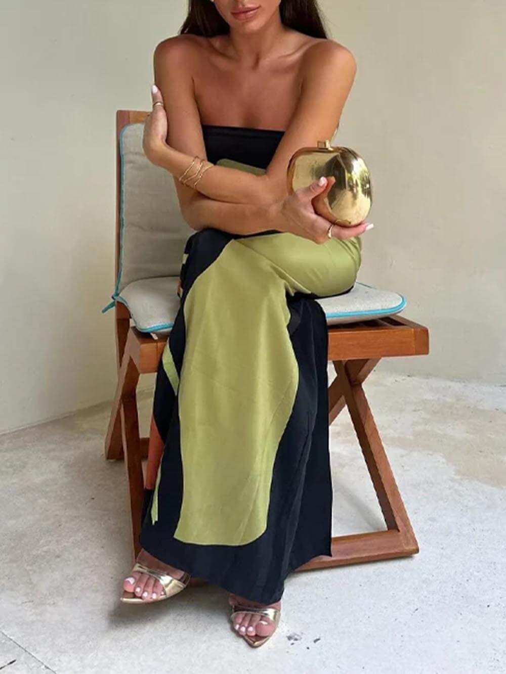 Gina - Stunning Strapless Maxi Dress
