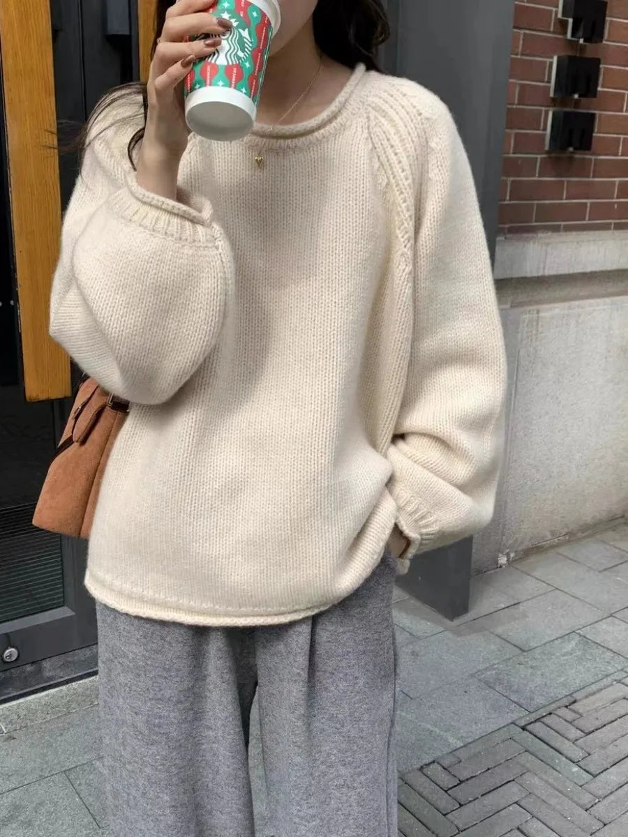 WW | Cozy oversized knit sweater for casual comfort