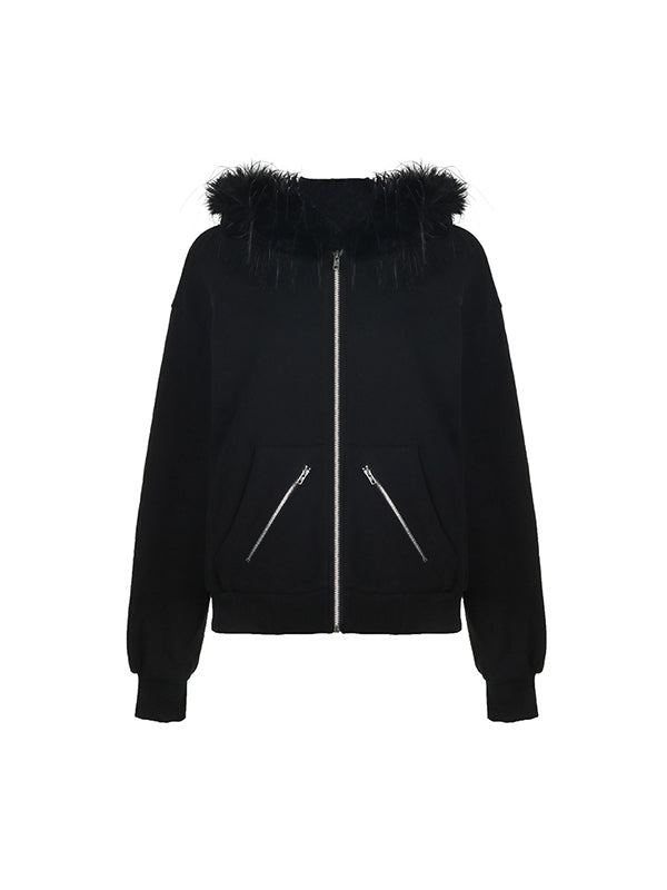 WW | Y2k Loose Casual Patchwork Jacket