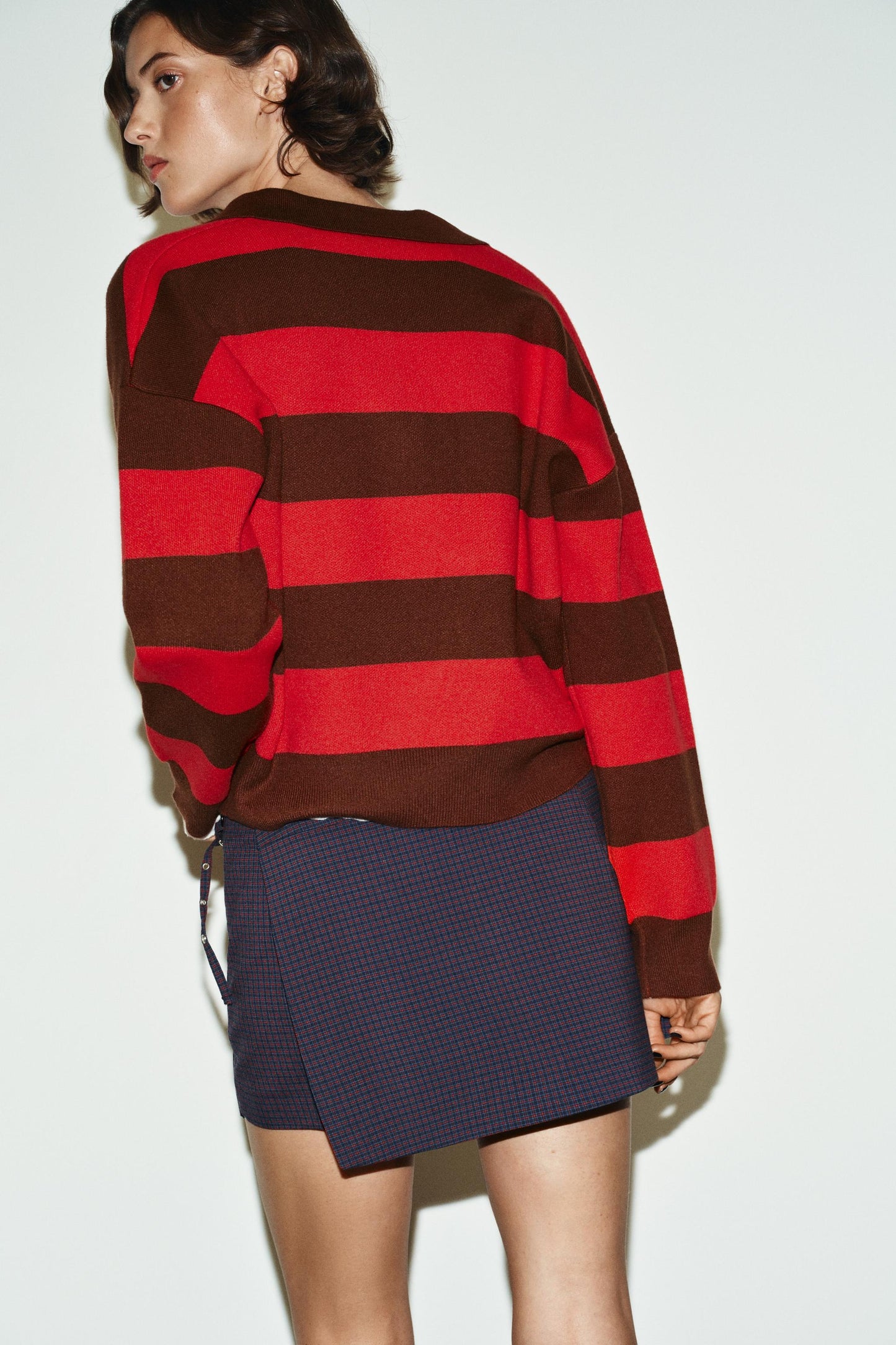 WW | Gestreiftes Strick-Polo