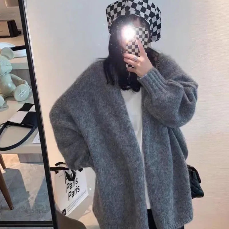 WW | Gemütlicher Oversize-Strickcardigan mit Knopfverschluss
