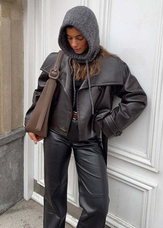 WW | Kunstlederjacke – Minimalistischer Biker-Chic
