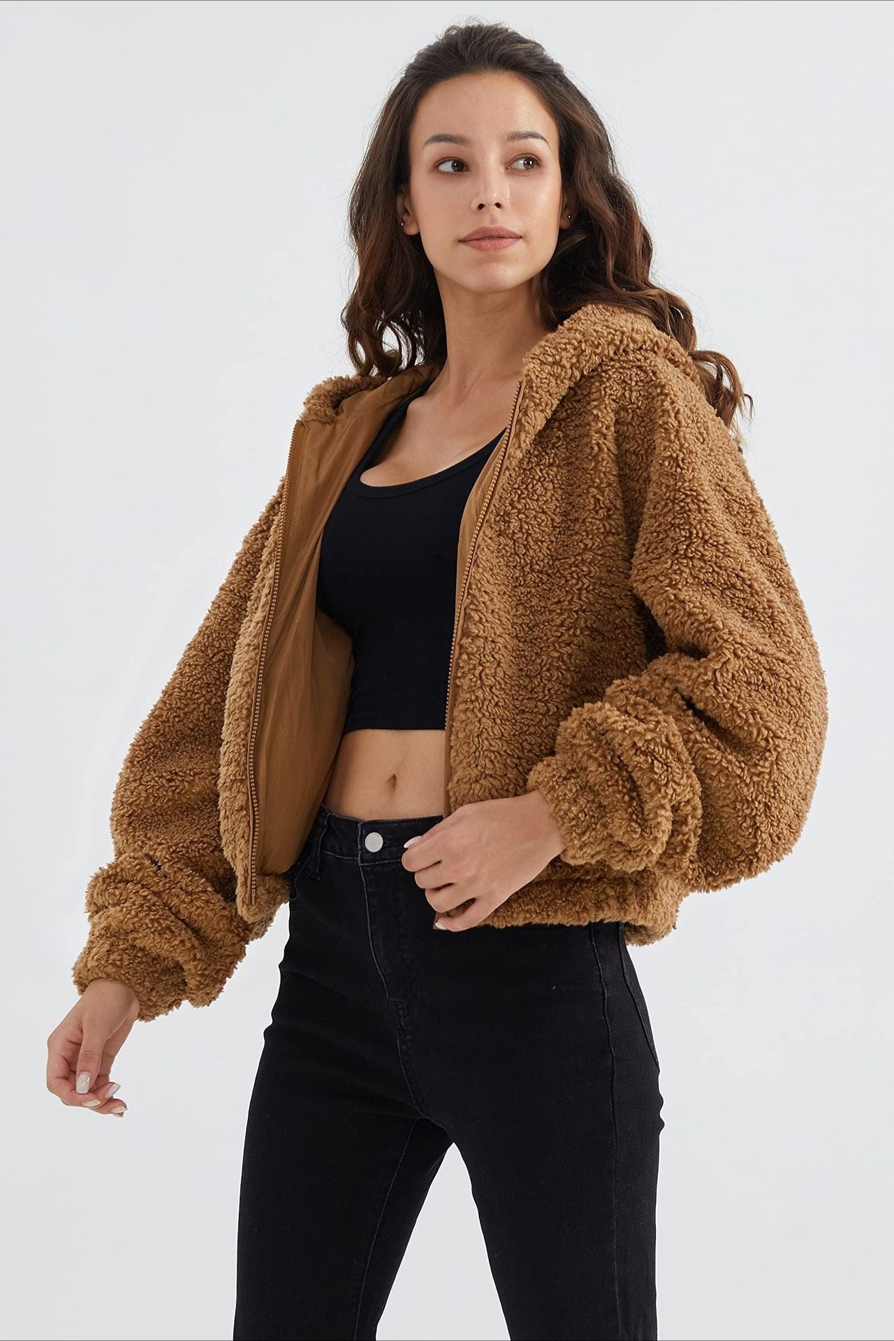 WW | Hooded Zip Short Jacket