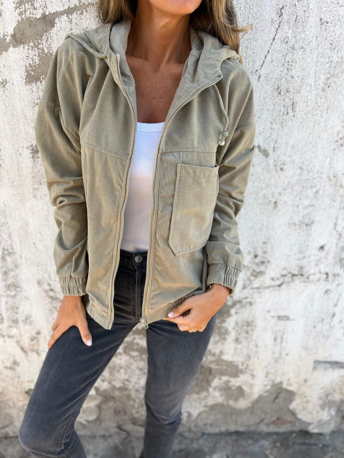 WW | Flauschige Weiche Strickjacke Für Damen