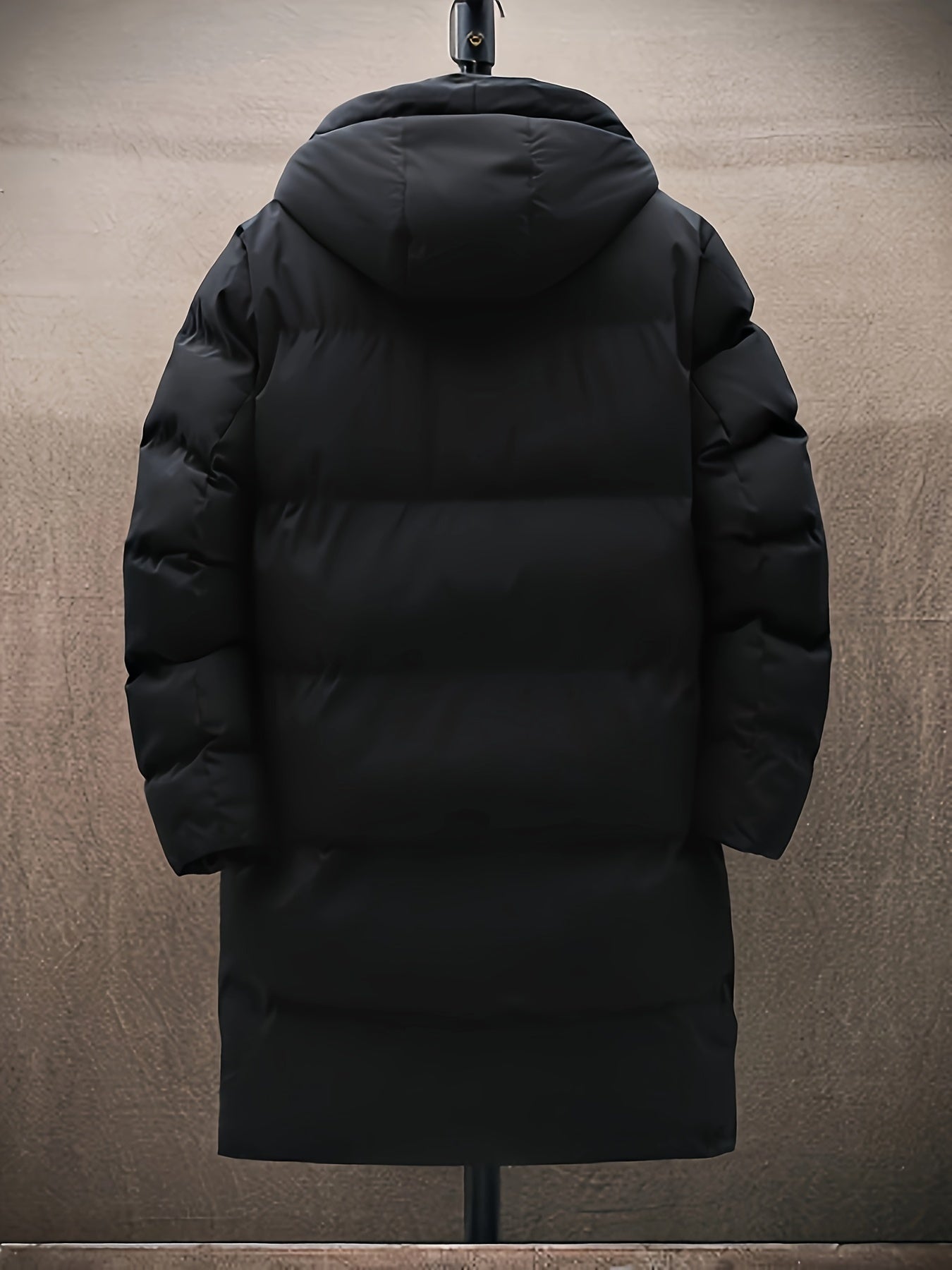 WW | Dicke Lange Kapuzen Puffer Winterjacke Für Herren - Ideal für Winter