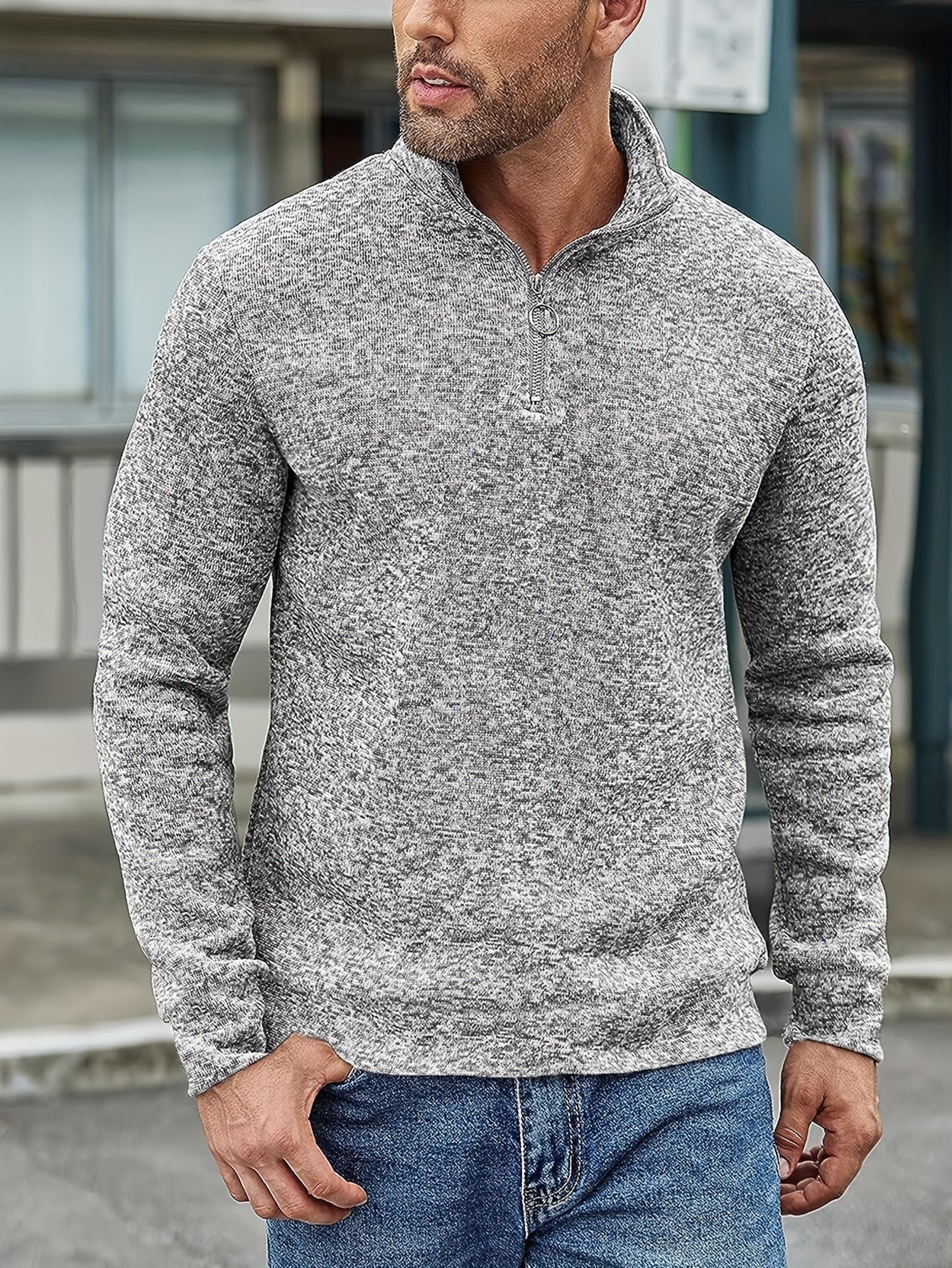 WW | Men's Casual Zip Pullover