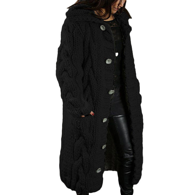 WW | Lässiger warmer gewebter cardigan für frauen