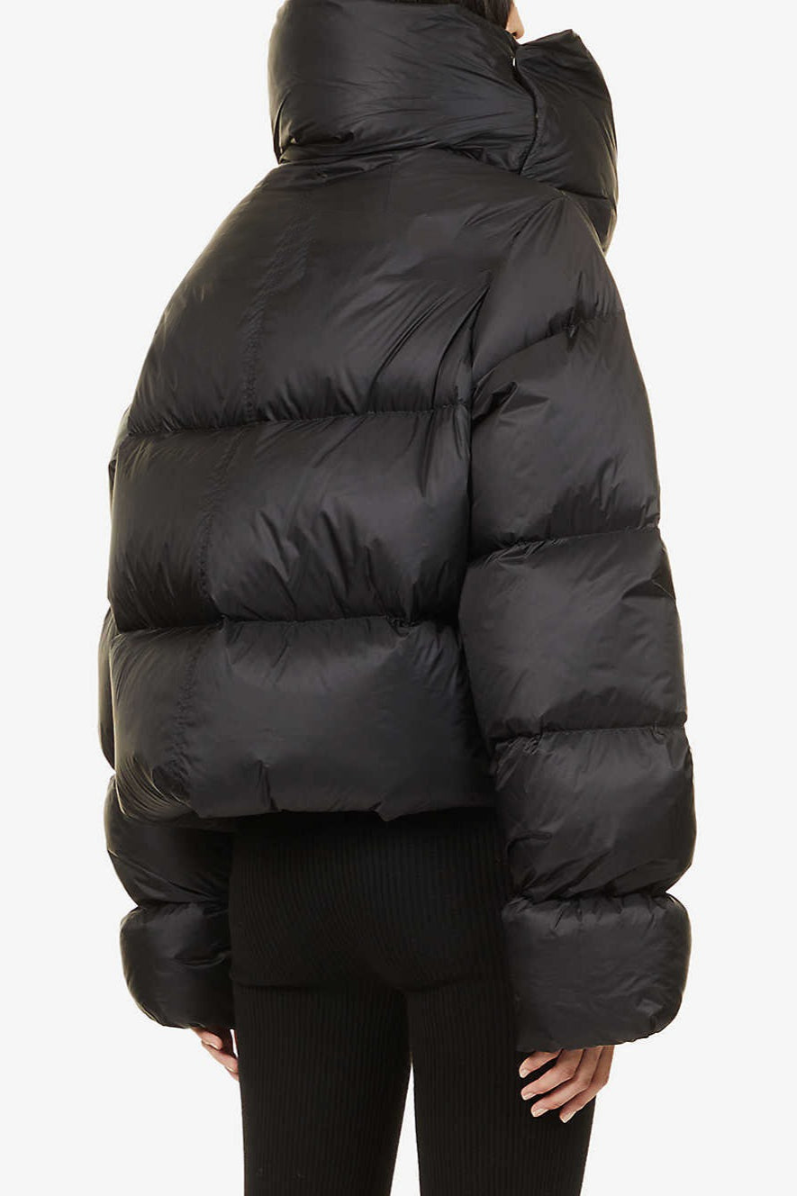 WW | Hals-Schal-Kragen gesteppte Pufferjacke