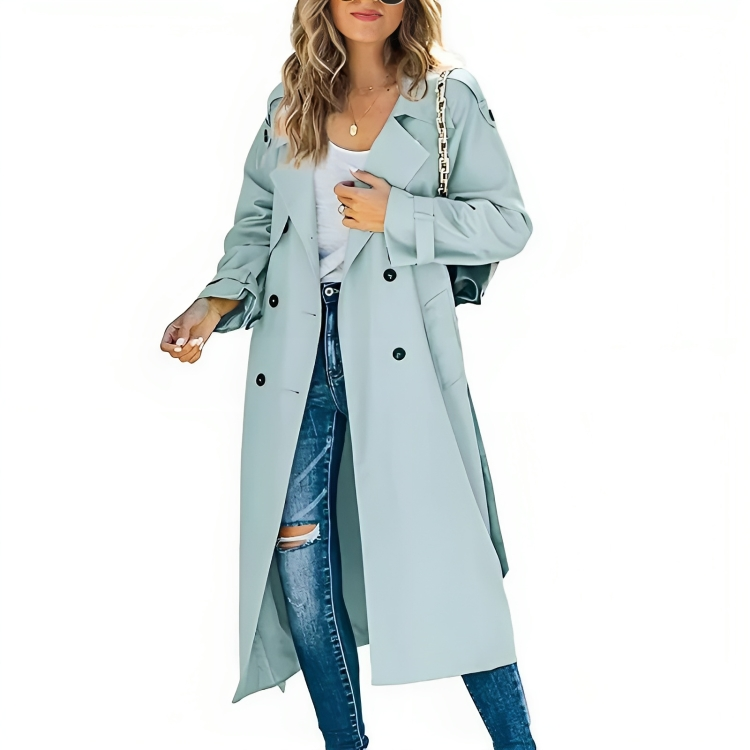 WW | elegant streetwear trench coat