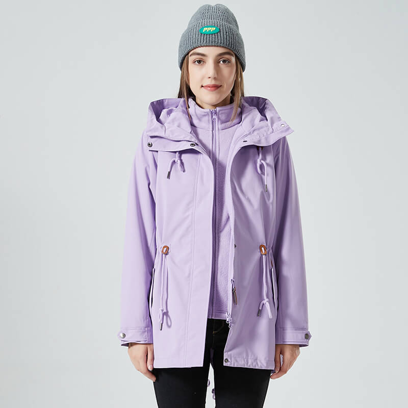 WW | Hooded Rain Jacket - Adjustable Fit - Lightweight Design - Outdoor Essential