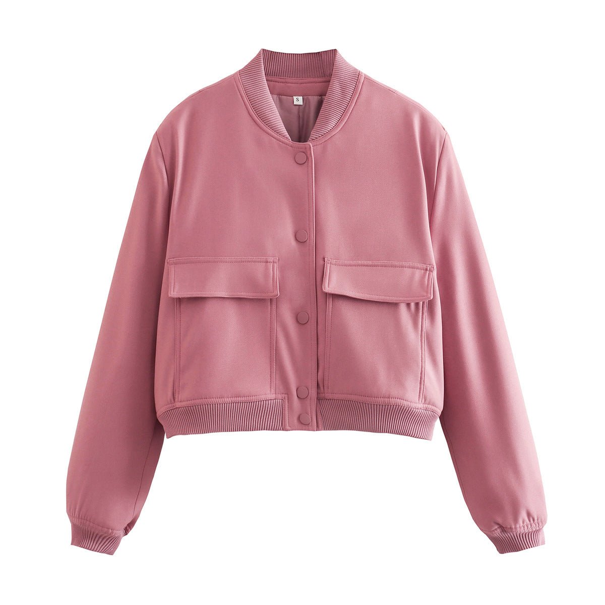 WW | Bomberjacke - Minimalistisches Design - Leichte Schicht - Streetwear-Essential