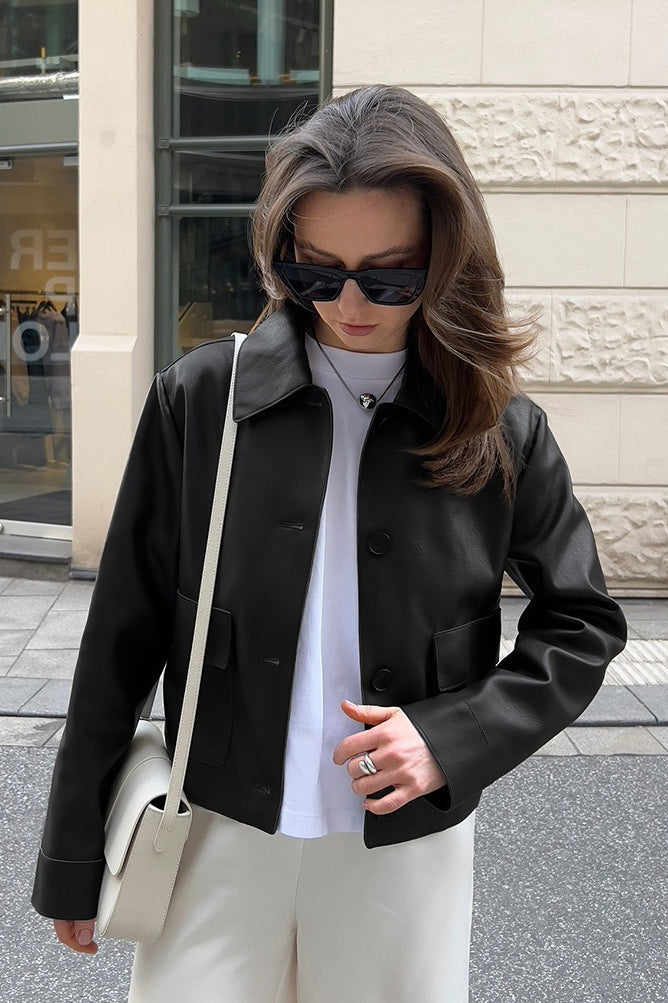 WW | Moto-Stil Lederjacke