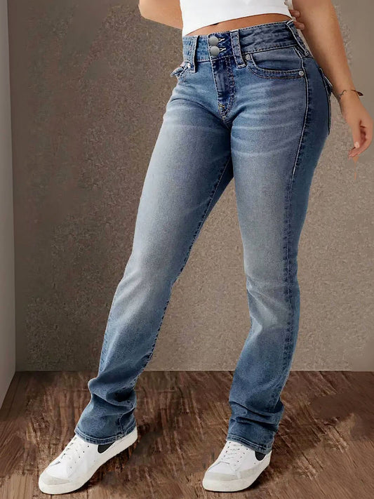 WW | Stylische ausgestellte Jeans für Frauen