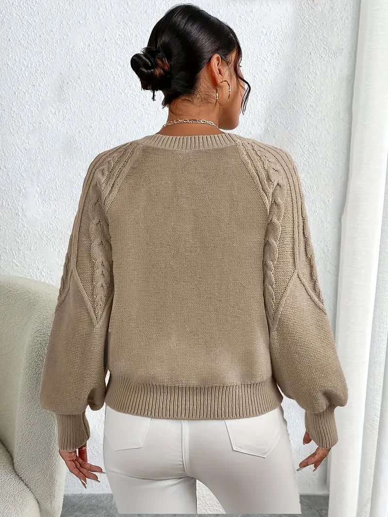 WW | Kabelstrickpullover