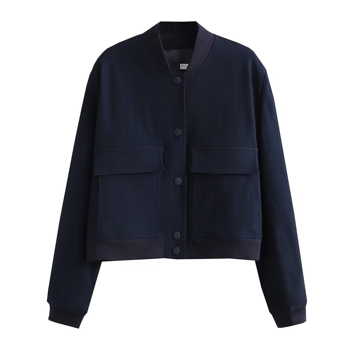 WW | Bomberjacke - Minimalistisches Design - Leichte Schicht - Streetwear-Essential