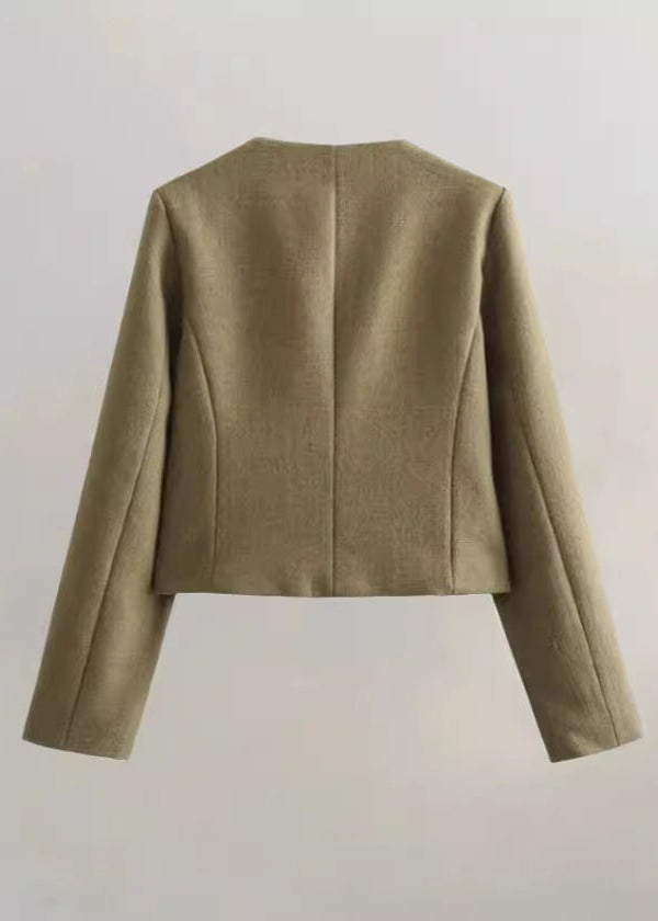 WW | Tweed cropped Jacket – Klassische Eleganz mit goldenen Knopfakzenten