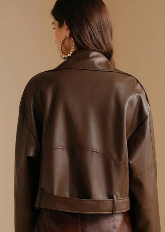 WW | Faux Leather Motorcycle Jacket – Modern Edge