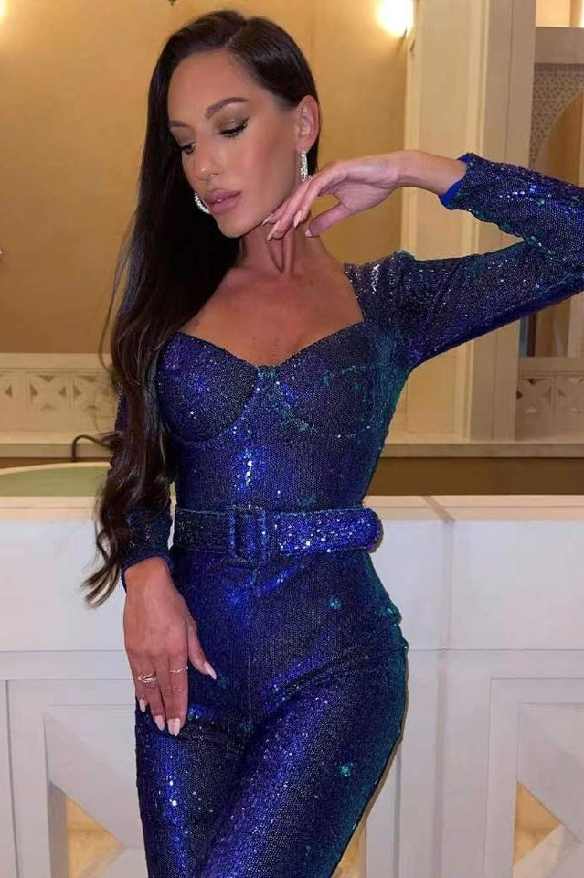 WOLF Marissa Sequin Jumpsuit