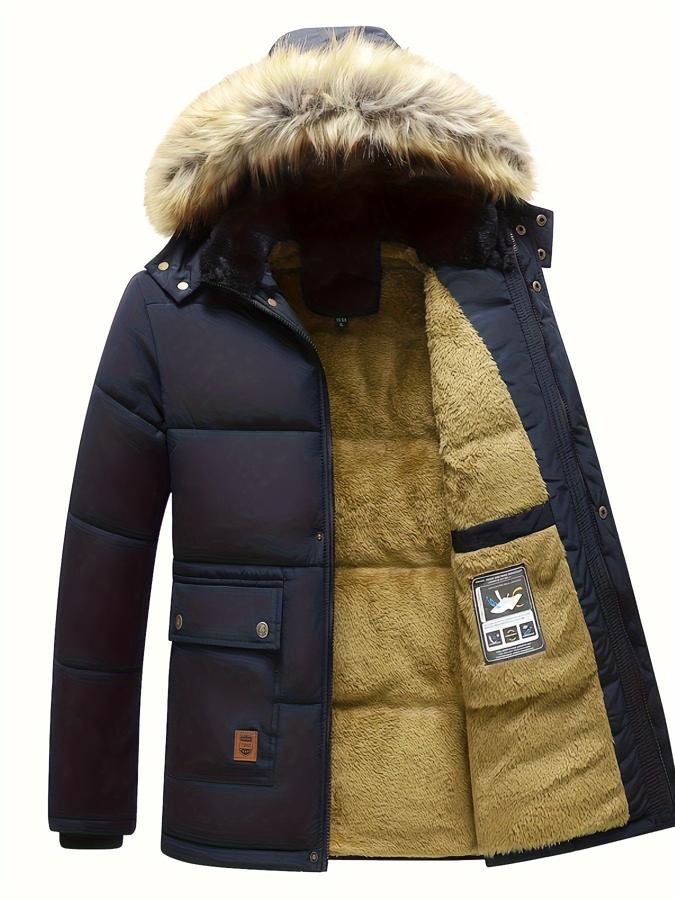 WW | Casual Reversible Padded Winter Jacket for Men - Perfect for Outdoor Activities