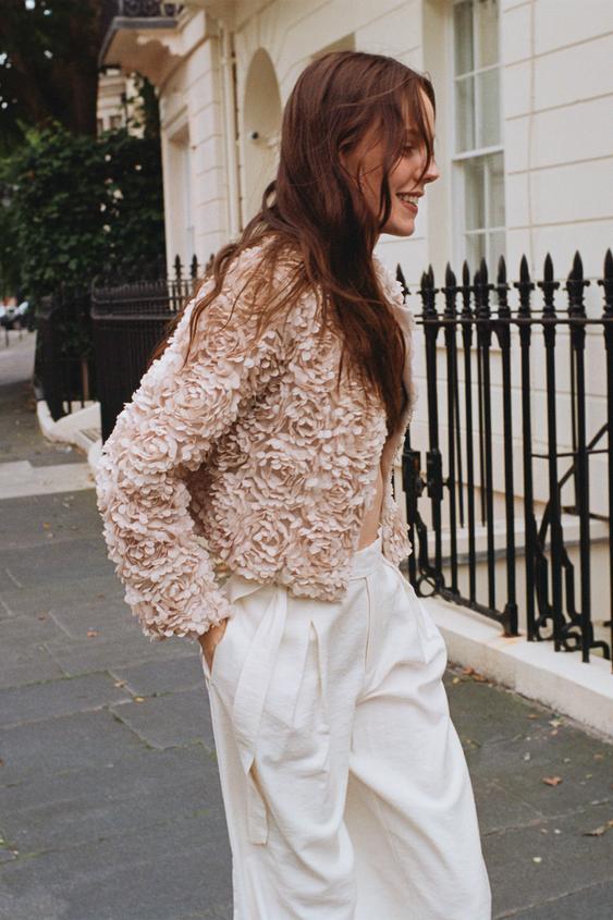 WW | Floral Applikation Kurzjacke
