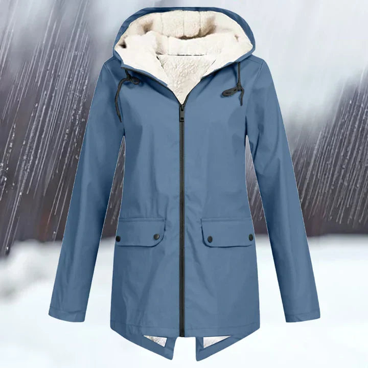 WW | und wasserdichte Jacke mit Kapuze und Verstärkung