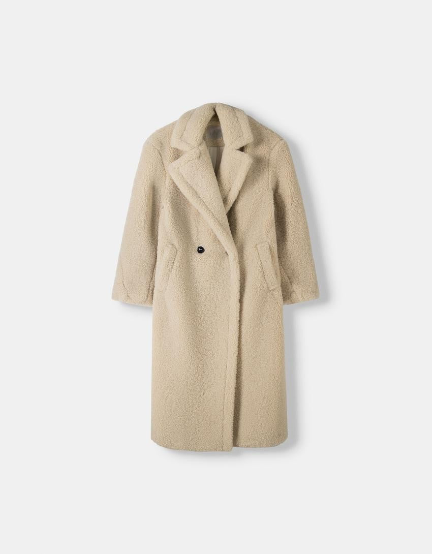WW | Long Fluffy Teddy Jacket for Women
