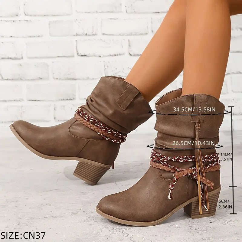 WW | Western Cowboy Stiefel Für Damen