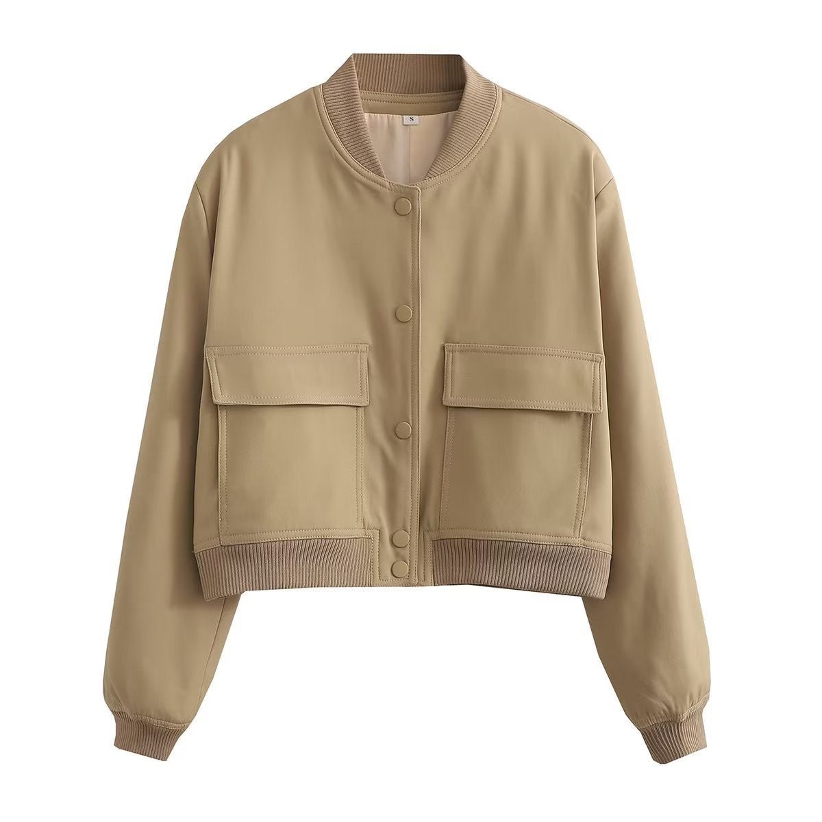 WW | Bomberjacke - Minimalistisches Design - Leichte Schicht - Streetwear-Essential