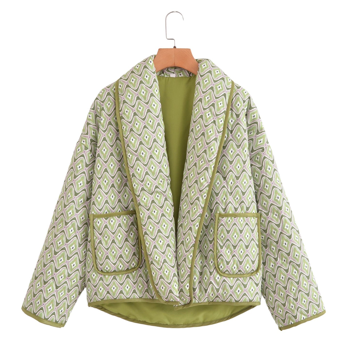 WW | Steppjacke - Leichter Boho-Stil - Lockere Passform - Vielseitige Schicht