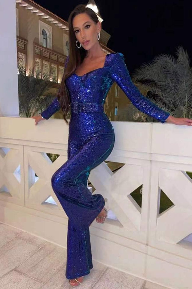 WOLF Marissa Sequin Jumpsuit