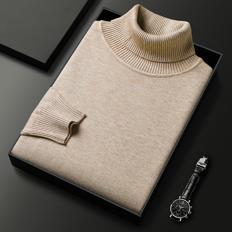 WW | Warm turtleneck sweater made from high-quality wool